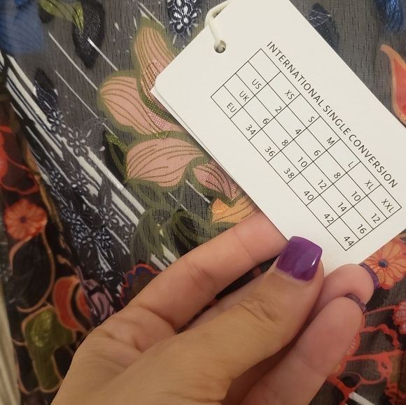 Foxiedox Retro Flowers Midi Dress NEW - Picture 6 of 8